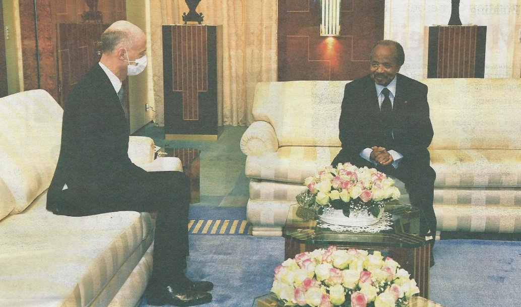 Coopération Cameroun-France : Christophe Guilhou en audience chez le Président Paul BUIYA